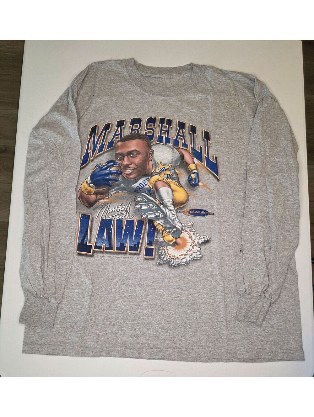 2000 NFL Rams Marshall Faulk "Marshall Law" Long Sleeve